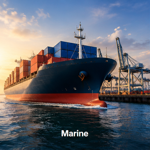 Marine industry — oil tanker ocean
